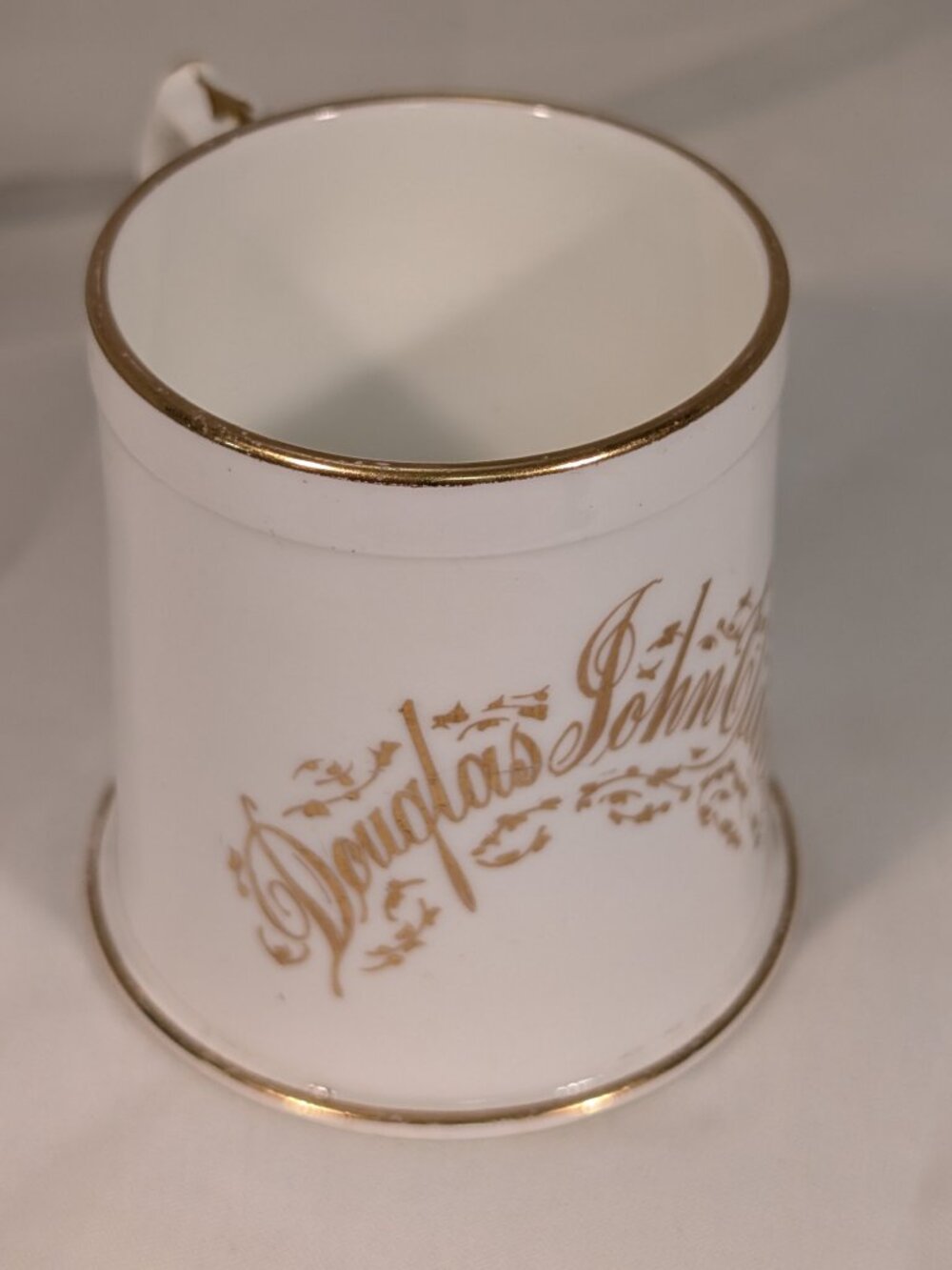 Antique Vintage Christening Mug  "" DOUGLAS JOHN ELDRED "" - Picture 4 of 8